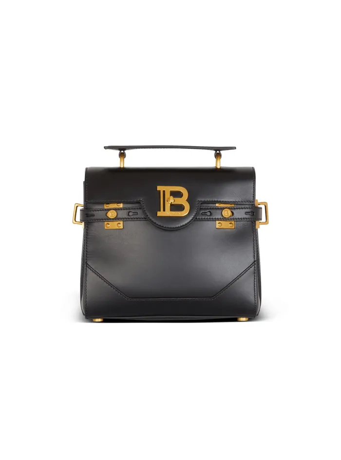 Smooth Leather BBuzz 23 Bag Black Women Balmain Handbags