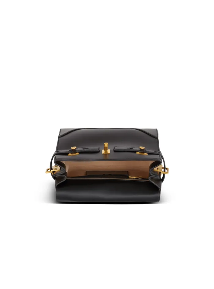 Smooth Leather BBuzz 23 Bag Black Women Balmain Handbags