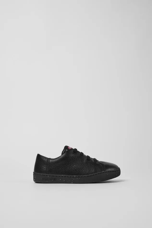 Sneakers Kids Camper Peu Touring Black Leather Sneakers