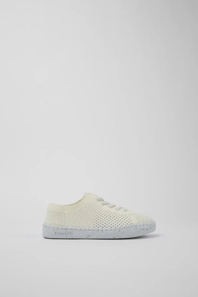 Sneakers Kids Camper Peu Touring White Textile Shoes