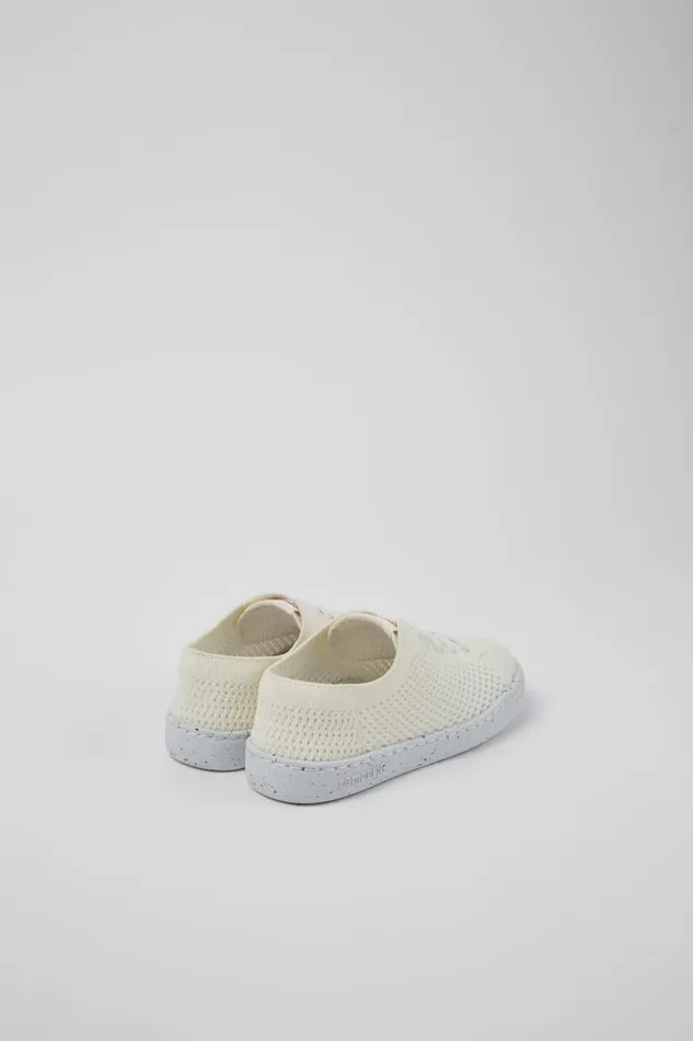 Sneakers Kids Camper Peu Touring White Textile Shoes
