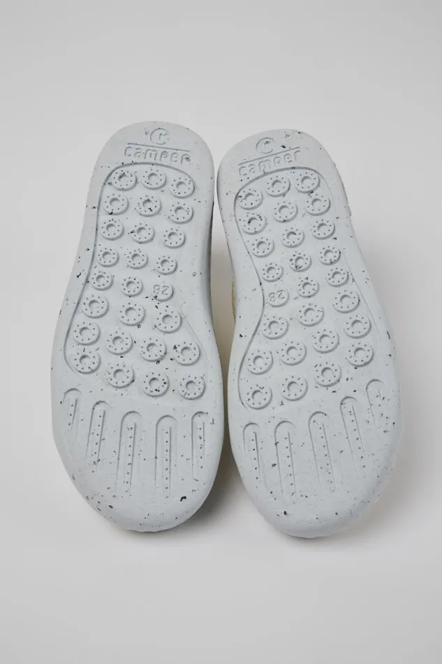 Sneakers Kids Camper Peu Touring White Textile Shoes