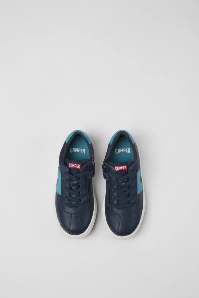 Sneakers Kids Camper Runner Dark Blue Leather Sneakers Sneakers Kids Camper Runner Dark Blue Leather Sneakers