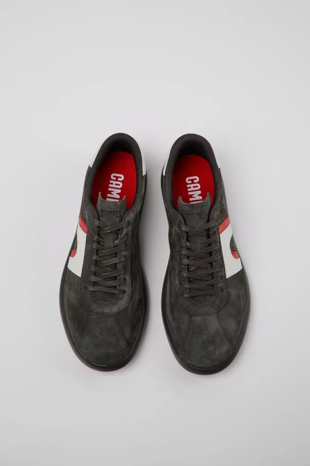 Sneakers Men Camper Pelotas Soller Multicolor Nubuck And Leather Sneakers