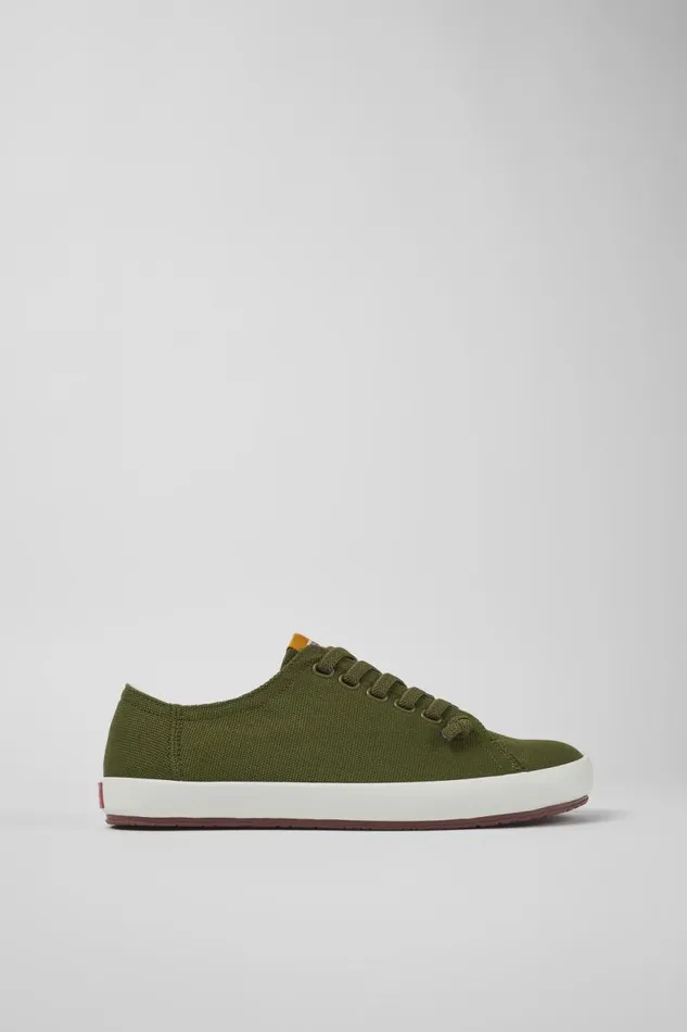 Sneakers Men Camper Peu Rambla Green Textile Sneaker
