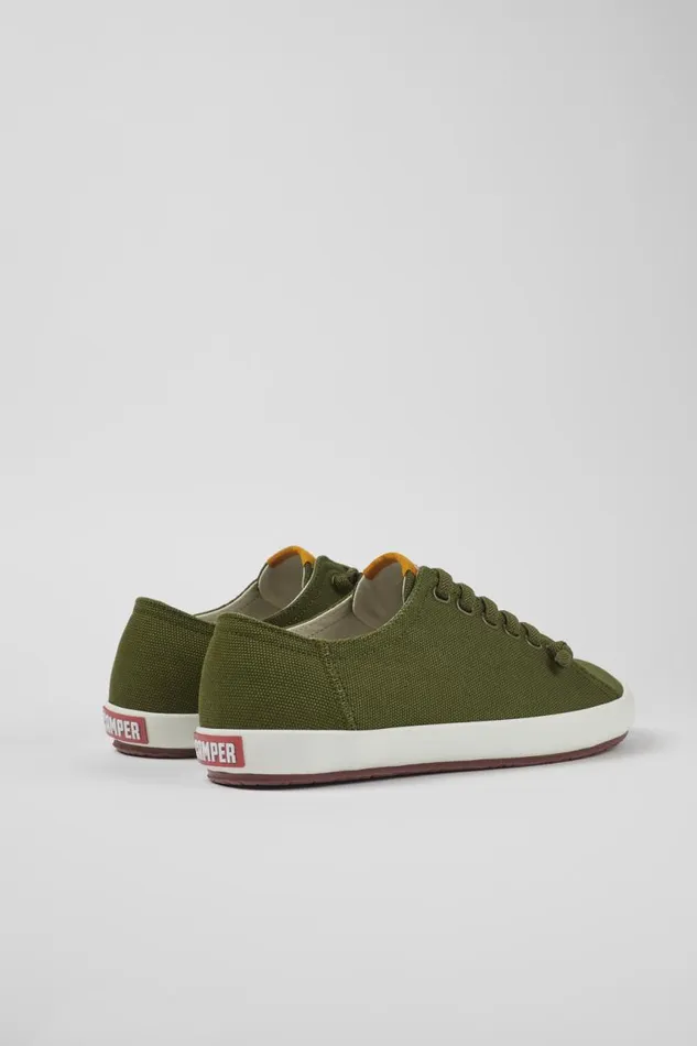 Sneakers Men Camper Peu Rambla Green Textile Sneaker