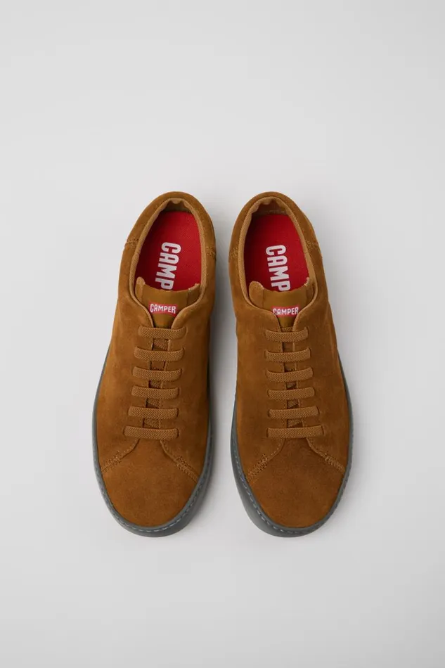 Sneakers Men Camper Peu Touring Brown Nubuck Sneakers