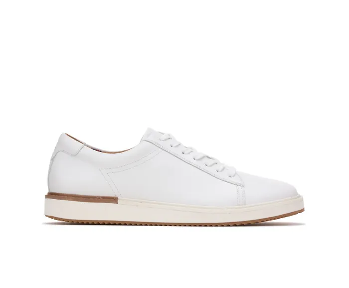 Sneakers Men Hush Puppies Heath Sneaker White Leather