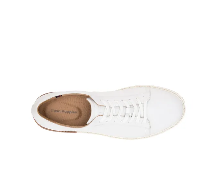 Sneakers Men Hush Puppies Heath Sneaker White Leather Sneakers Men Hush Puppies Heath Sneaker White Leather