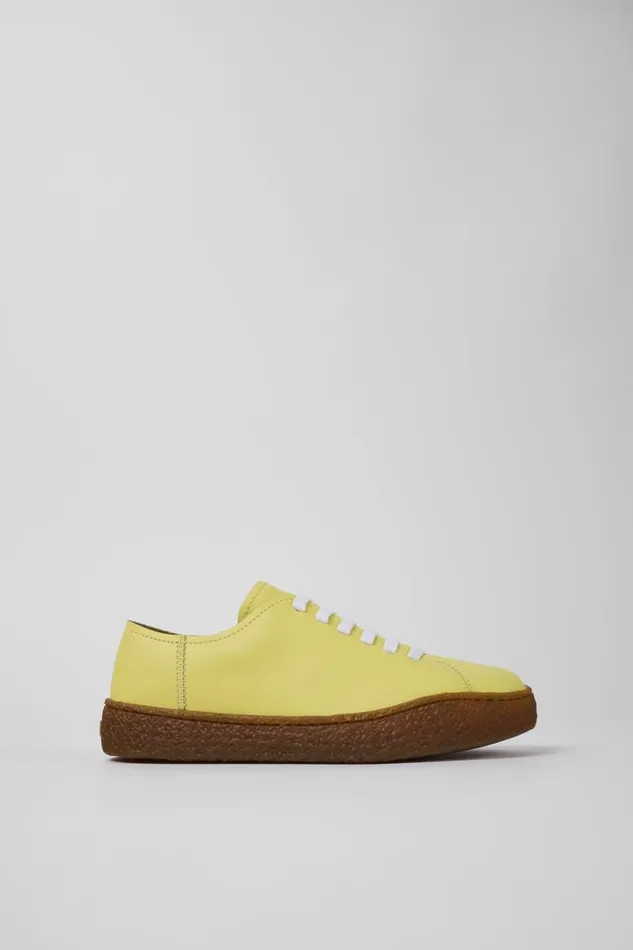 Sneakers Women Camper Peu Terreno Yellow Leather Sneaker Sneakers Women Camper Peu Terreno Yellow Leather Sneaker