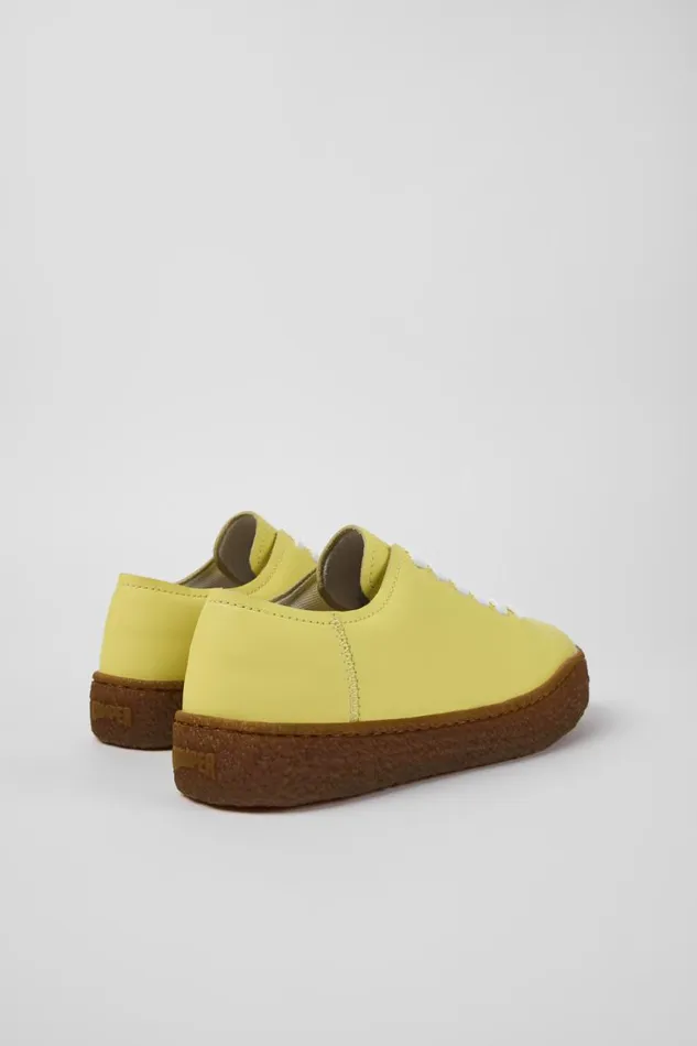 Sneakers Women Camper Peu Terreno Yellow Leather Sneaker Sneakers Women Camper Peu Terreno Yellow Leather Sneaker