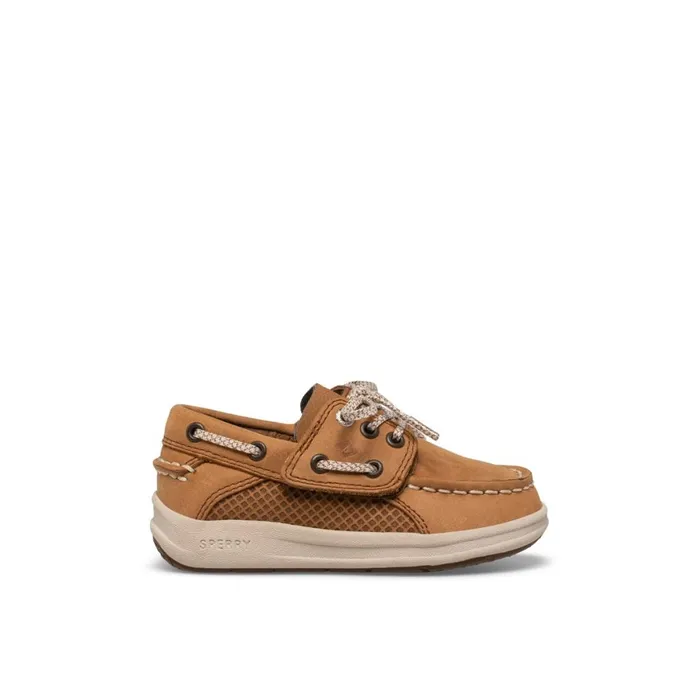 Sperry Gamefish Junior Boat Shoe Dark Beige Kids Boat Shoes