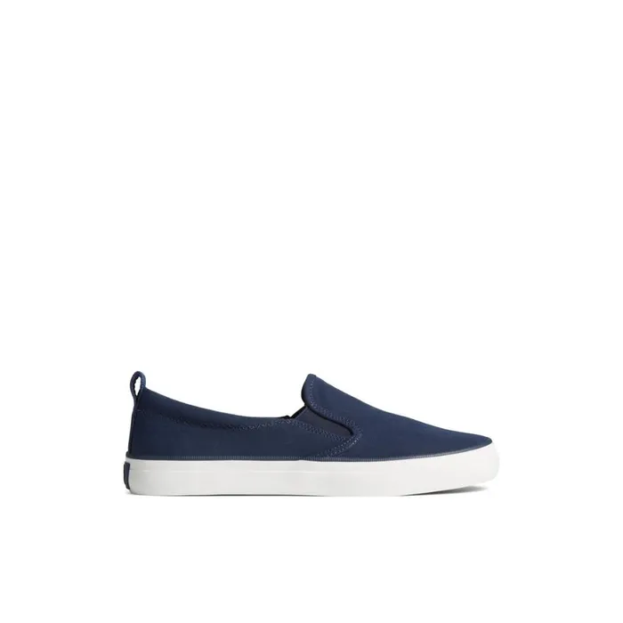 Sperry SeaCycled Crest Twin Gore Canvas Sneaker Navy Women Sneakers