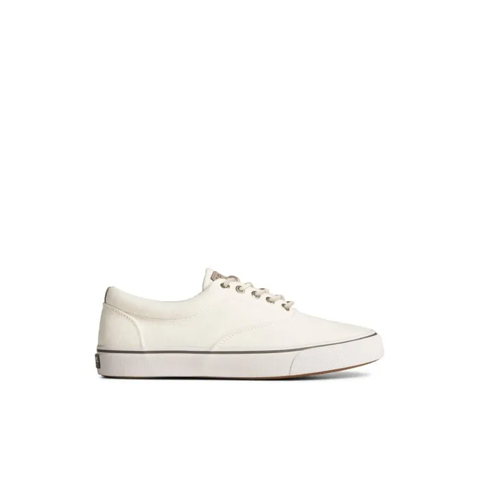 Sperry SeaCycled Striper II CVO Textile Sneaker White Men Sneakers