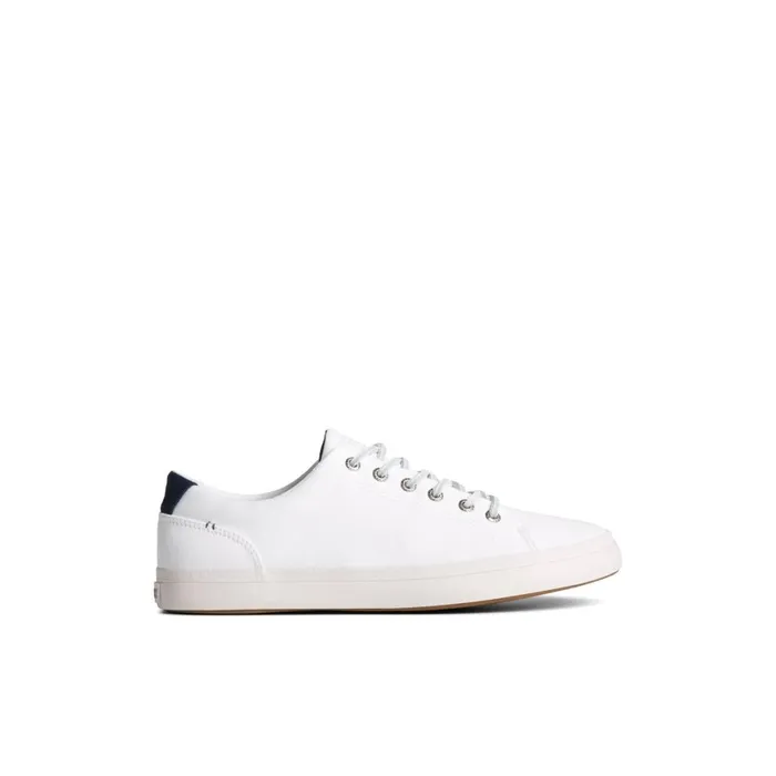 Sperry SeaCycled Striper II Textile Sneaker White Men Sneakers