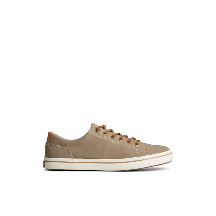 Sperry Striper II Linen LTT Sneaker Medium Beige Men Sneakers