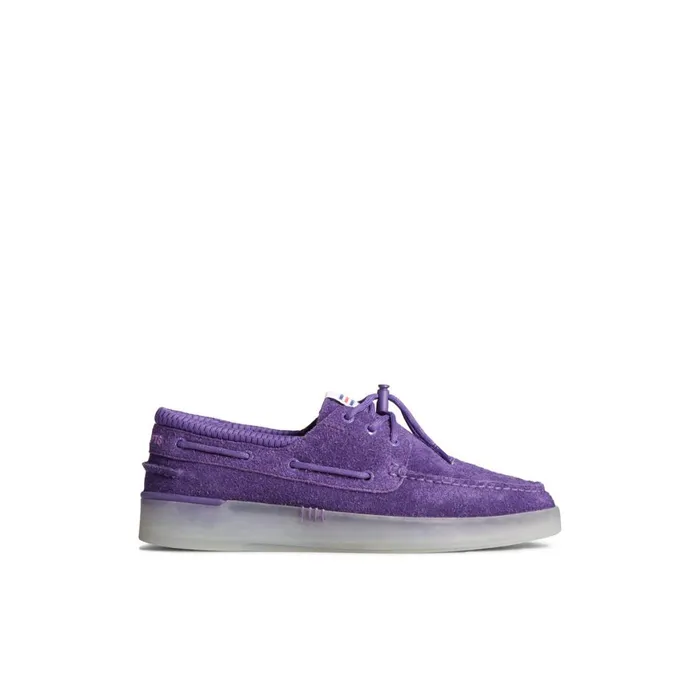 Sperry X Concepts Authentic Original 3Eye Cup Boat Shoe Purple Men Boat Shoes