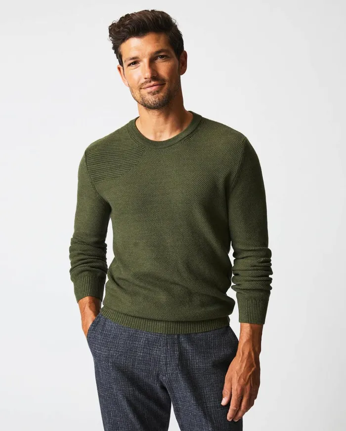 Sweaters and Sweatshirts Men Billy Reid Hunting Sweater Fern