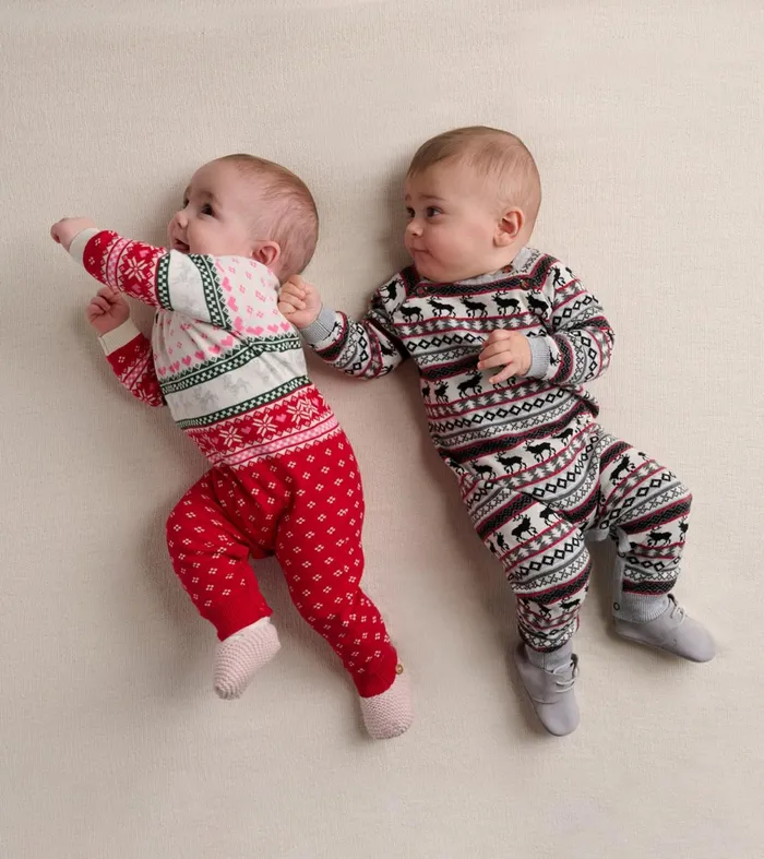 Sweaters Baby and Toddler Hatley Baby Deer Fairisle Sweater Onesie