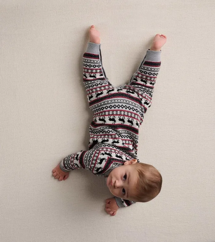 Sweaters Baby and Toddler Hatley Baby Stag Fairisle Sweater Onesie