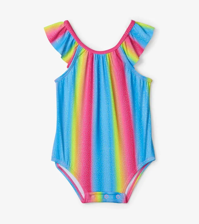 Swimwear Baby and Toddler Hatley Jelly Bean Rainbow Baby Ruffle Swimsuit