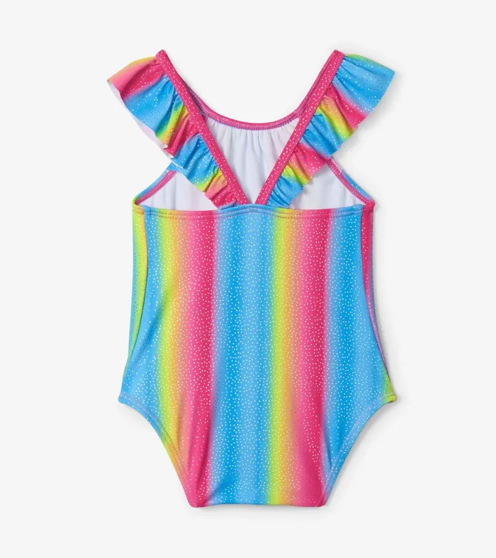 Swimwear Baby and Toddler Hatley Jelly Bean Rainbow Baby Ruffle Swimsuit