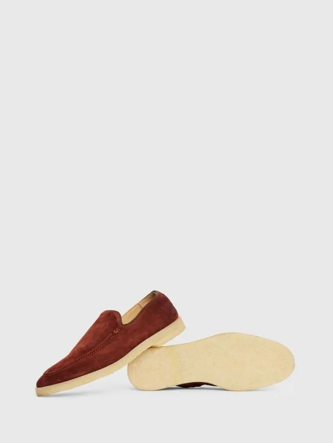 THOMPSON LOAFER Charcoal ShoesLeather John Varvatos Leather Shoes