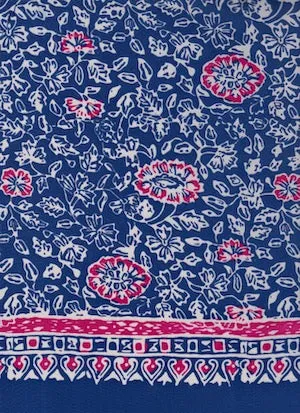 Tops Shop Natalie Martin TOLAN SHIRT Floral Pelicano Blue