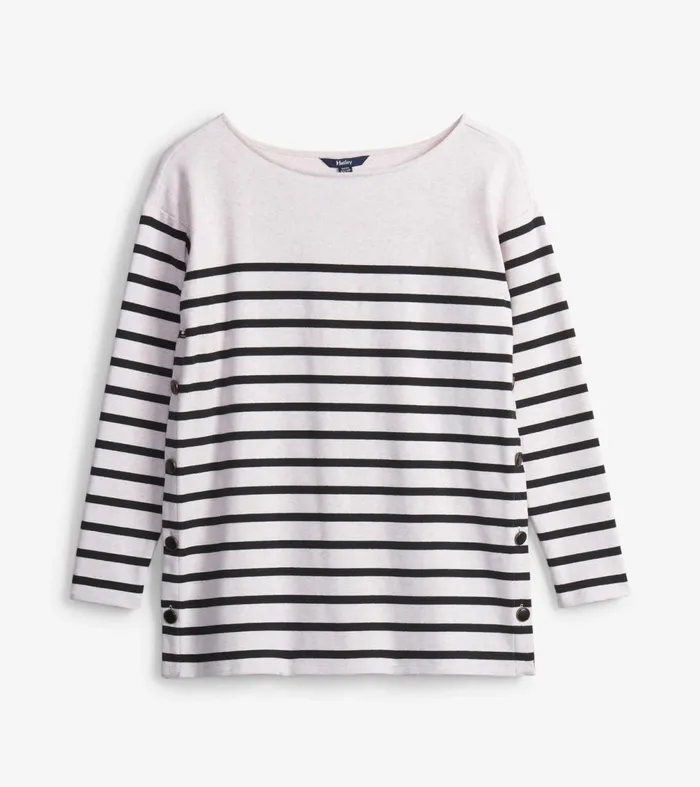 Tops Women Hatley Ali Breton Top 8211 Cream Melange Stripes
