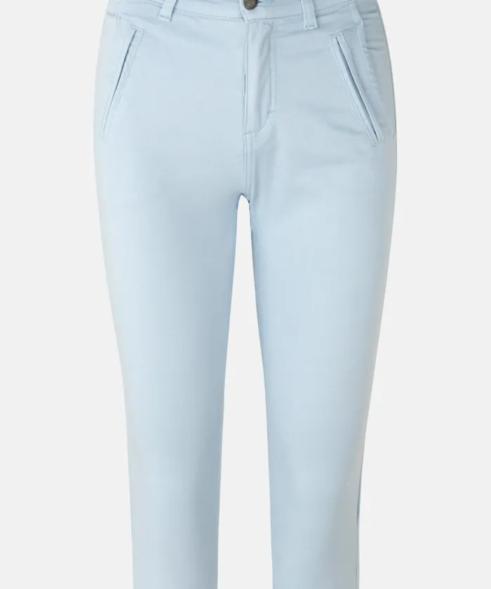 Trousers 8211 White Blue Clothing Ilse Jacobsen Shorts