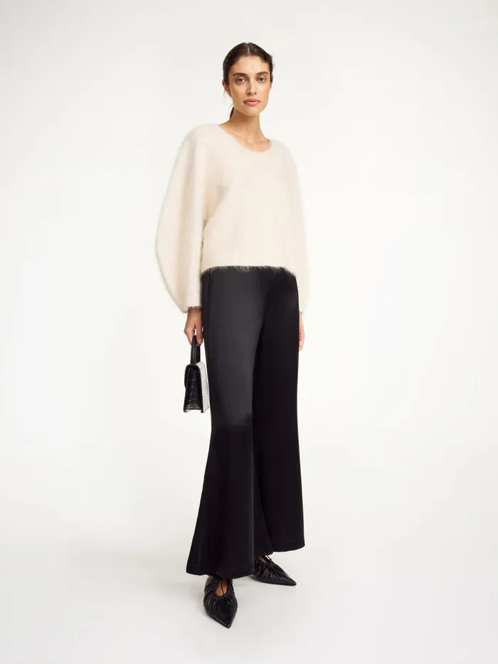 Trousers Women By Malene Birger Lucee Flared Trousers Black