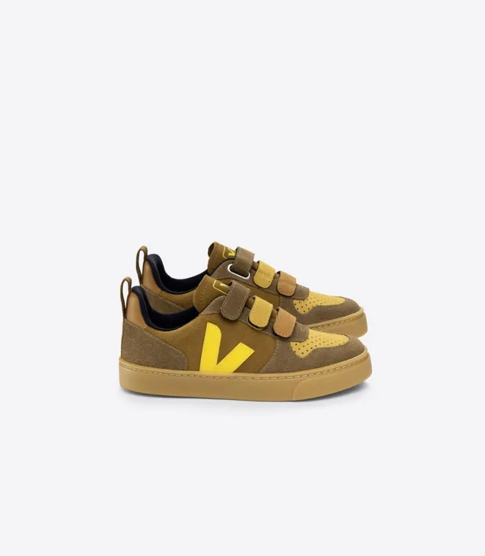 VEJA V10 Kids V10 SUEDE MULTICO CAMEL