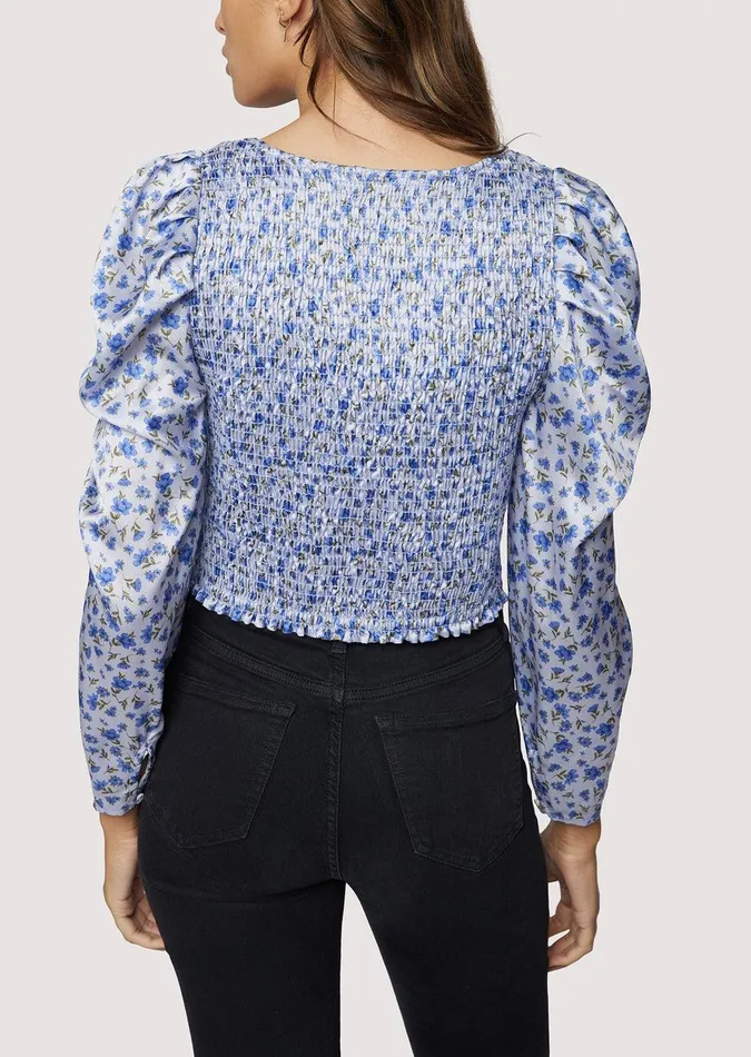 Violetta Top Purplefloral Women Lost Wander Tops