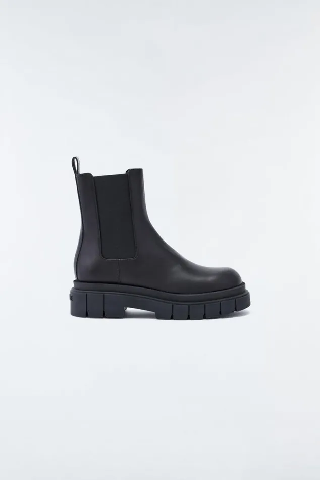 Winter Boots Men Mackage STORM Shearlinglined R Leather Chelsea Boot For Men Black