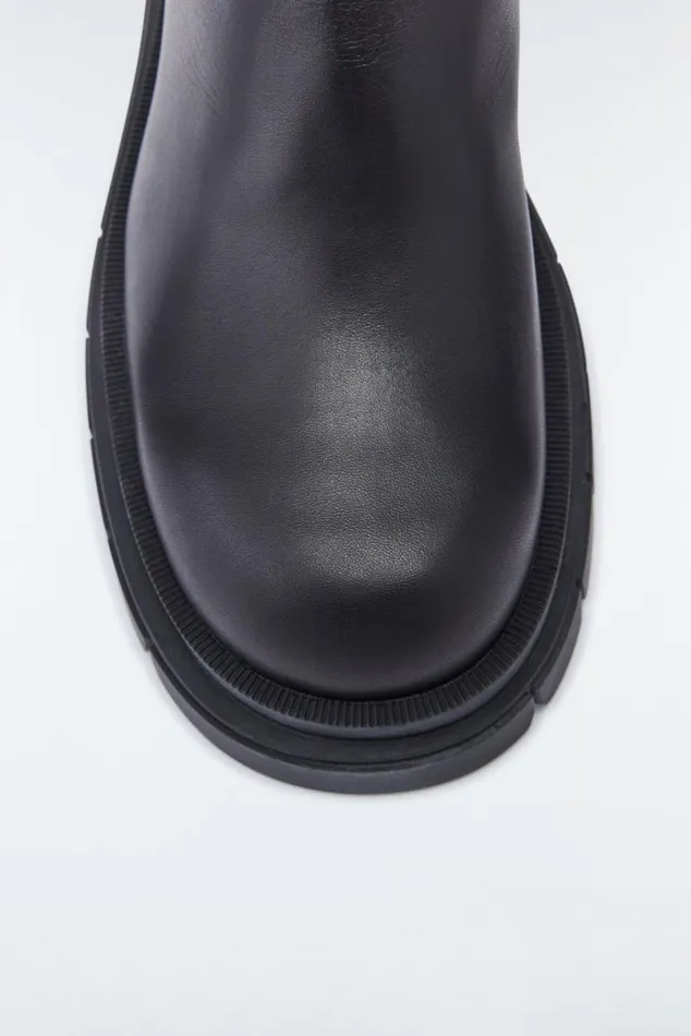 Winter Boots Men Mackage STORM Shearlinglined R Leather Chelsea Boot For Men Black