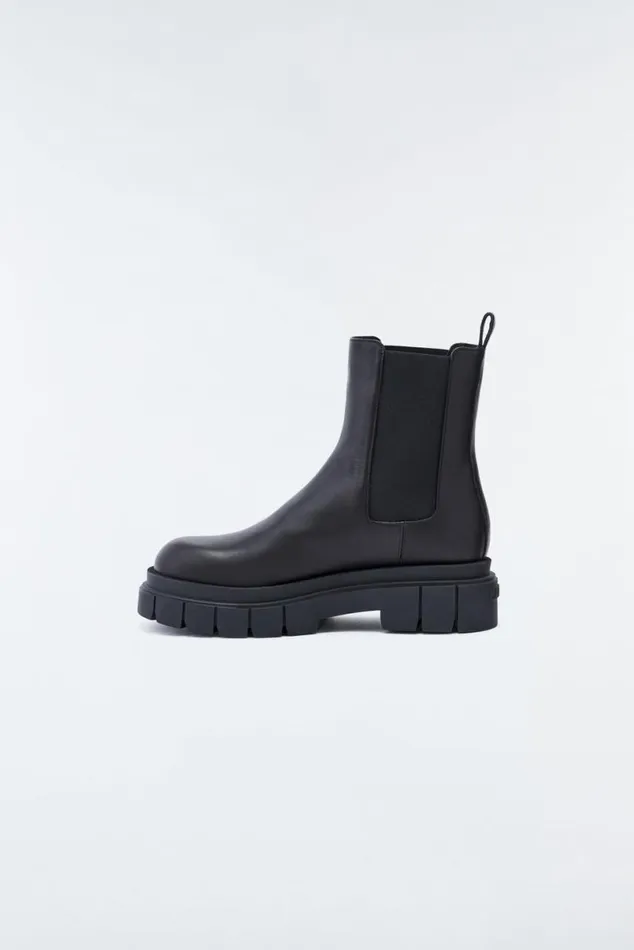 Winter Boots Men Mackage STORM Shearlinglined R Leather Chelsea Boot For Men Black