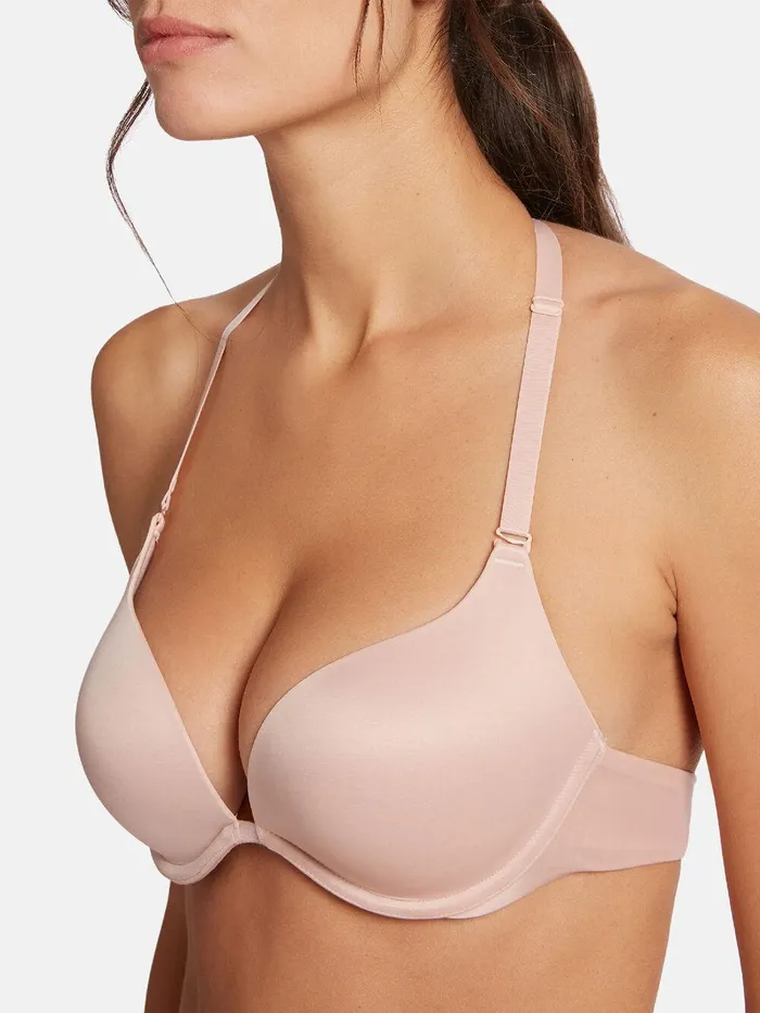 Wolford Bras and Bottoms Sheer Touch PushUp Bra Rosepowder 8211 Women