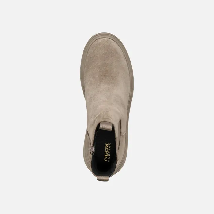 Woman Geox Ankle Boots LAMIDIE GRIP ABX WOMAN Taupe Waterproof Ankle Boots Taupe