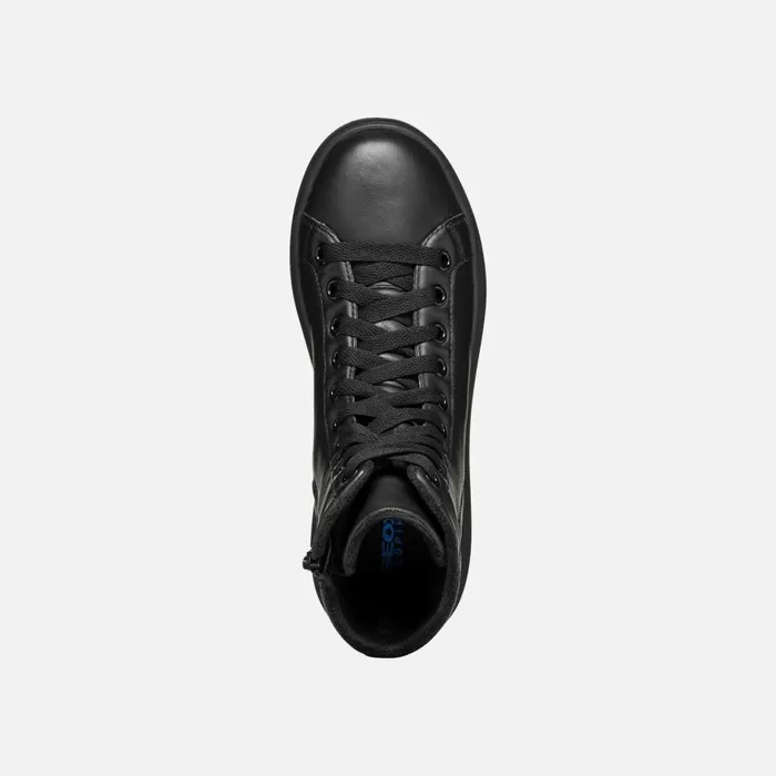 Woman Geox Ankle Boots SPHERICA EC41 WOMAN Black Ankle Boots With Laces Black