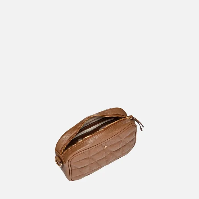 Woman Geox Bags NARCISIA WOMAN Mud Crossbody Bag Mud
