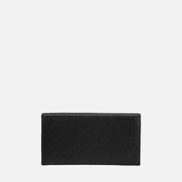 Woman Geox Purses And Wallets WALLET I Wallet Black Woman CASHMERE Black