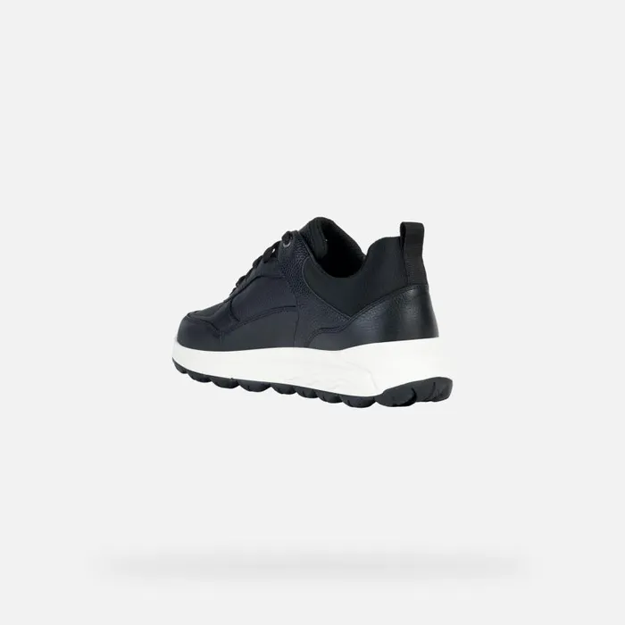 Woman Geox Sneakers SPHERICA 4X4 B ABX Waterproof Shoes Black Woman Geox Black