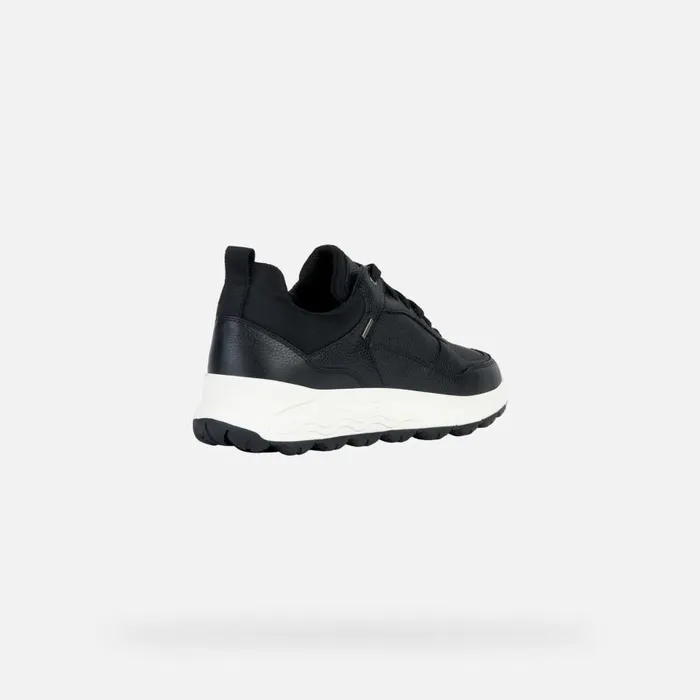 Woman Geox Sneakers SPHERICA 4X4 B ABX Waterproof Shoes Black Woman Geox Black