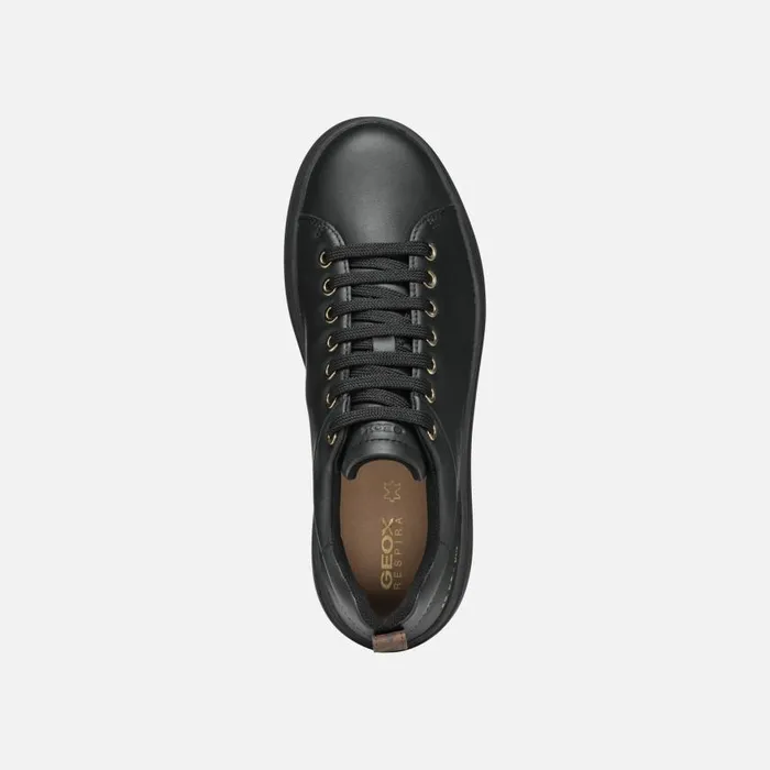 Woman Geox Sneakers SPHERICA ECUB2 WOMAN Black Low Top Sneakers Black