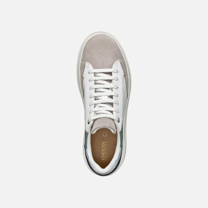 Woman Geox Sneakers SPHERICA ECUB2 WOMAN WhiteRock Low Top Sneakers Whiterock