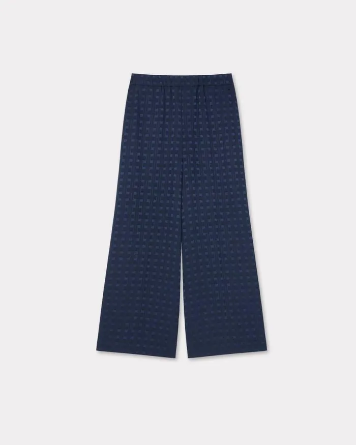 Women 039KENZO Weave039 Pajama Pants Midnight Blue Kenzo Pants And Shorts