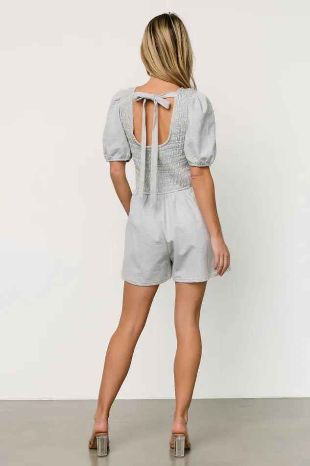 Women Beaumont Romper Heather Gray Baltic Born Jumpsuits and Rompers