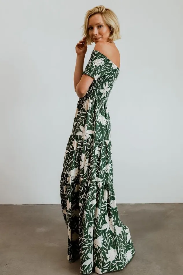 Women Becca Smocked Maxi Dress Green Baltic Born Maxi Dresses Women Becca Smocked Maxi Dress Green Baltic Born Maxi Dresses