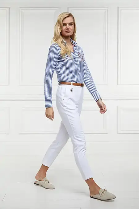 Women Bexley Cigarette Trouser White Holland Cooper Trousers Women Bexley Cigarette Trouser White Holland Cooper Trousers