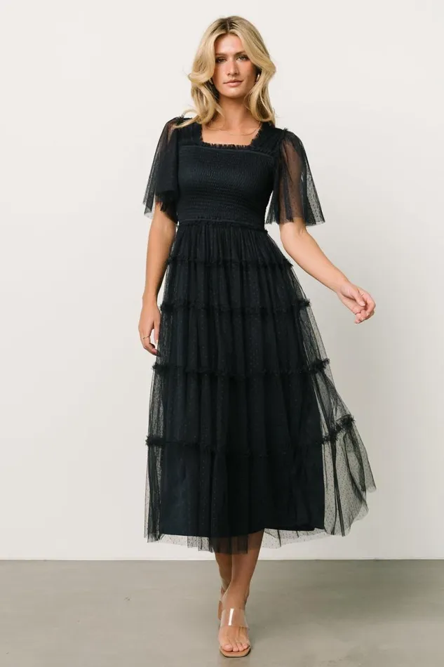Women Bexley Tulle Dress Midnight Blue Baltic Born Tulle Styles